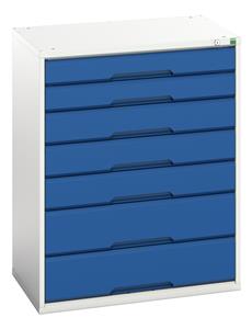 Verso 800Wx550Dx1000H 7 Drawer Cabinet Bott Verso Drawer Cabinets 800 x 550  Tool Storage for garages and workshops 50/16925149.11 Verso 800 x 550 x 1000H Drawer Cabinet.jpg